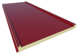Panel de cubierta Con Tapajunta