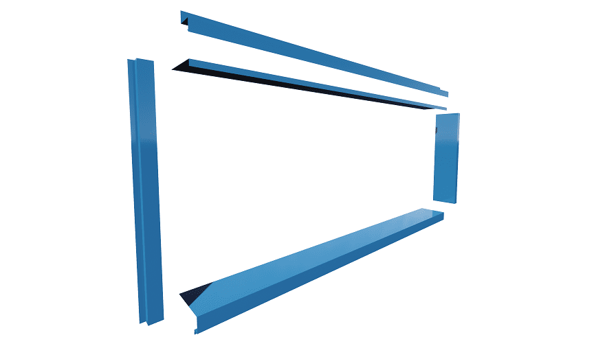 Remate de hueco para fachada de panel sándwich
